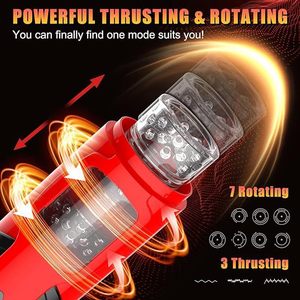 Automatica degli uomini masturbatore vibratore grandi dimensioni Auto pene masturbazione macchina giocattoli del sesso per l'uomo - Product Image 5