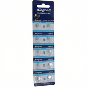 แบตเตอรี่กระดุมอัลคาไลน์ Kingcell รุ่น LR626 AG4 377 1.5V สำหรับนาฬิกาและเครื่องคิดเลข - Product Image 2