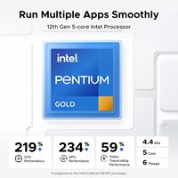UGREEN NASync DXP4800 Plus NAS de bureau 4 baies, processeur Intel Pentium Gold 8505 5 cœurs, stockage en réseau 4K 60Hz (sans disques)