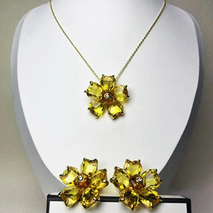 Colección <span class=keywords><strong>de</strong></span> Lujo <span class=keywords><strong>de</strong></span> Joyería para Mujer 2026: Set Original <span class=keywords><strong>de</strong></span> Cristal Rosa Tallado, Collar, <span class=keywords><strong>Pendientes</strong></span>, Anillo <span class=keywords><strong>y</strong></span> Pulsera, Accesorios para Fiesta - Product Image 5