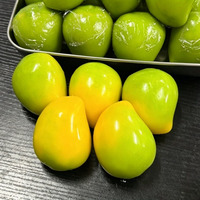Bola Fidget Mangga Renyah Berubah Warna Buatan Tangan, Bola Stres Mangga Renyah, Mainan Remas ASMR, Mainan Pereda Stres Sensorik