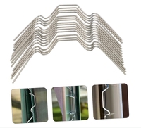 Clips de fixation en W pour serres, clips à ressort pour fil de fer, clips de type W certifiés ISO, fournis directement par l'usine