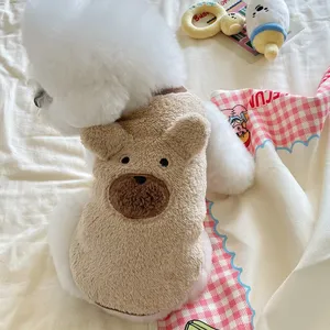 Abbigliamento Invernale per Cani, Vestiti Caldi Foderati in Pile Stile INS, Outfit Carini per Teddy, Bichon, Poodle, Schnauzer - Product Image 4