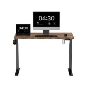 Mesa eléctrica de escritorio de oficina moderna ergonómica NBHY, escritorio con soporte para sentarse, escritorio ajustable en altura de un solo motor - Product Image 1