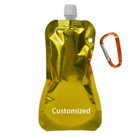 Sac d'emballage en plastique pour l'eau, personnalisé, PE 100g 500ml 1L, pour l'eau, le jus, les boissons liquides, bec verseur pour le remplissage de la vodka et de l'huile de palme