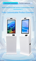 Touchscreen-PC Selbst bestellender Zahlungs kiosk, Interaktiver Selbstbedienungs-Android-POS-Drucker kiosk