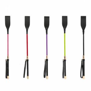 Giocattoli Sessuali SM, Frusta in Pelle Allungabile, Accessori Erotici per Coppie, Paddle SP, Frusta Nera per Discipline e Sculacciate - Product Image 5