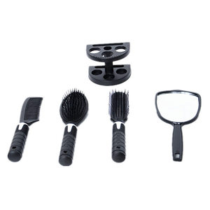 5 pièces/ensemble brosse à cheveux <span class=keywords><strong>pas</strong></span> <span class=keywords><strong>cher</strong></span> quotidien étanche en gros démêlant brosse à cheveux ensemble miroir coussin d'air coiffure - Product Image 1