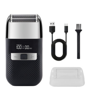Afeitadora Eléctrica de Láminas Dobles, Máquina Cortadora de Pelo con Pantalla LED, Recargable, Recortadora de Barba para Hombres - Product Image 4