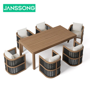 <span class=keywords><strong>Mesa</strong></span> <span class=keywords><strong>de</strong></span> comedor <span class=keywords><strong>de</strong></span> teca al aire libre <span class=keywords><strong>y</strong></span> sillón tejido <span class=keywords><strong>de</strong></span> cuerda <span class=keywords><strong>Juego</strong></span> <span class=keywords><strong>de</strong></span> <span class=keywords><strong>mesa</strong></span> <span class=keywords><strong>de</strong></span> comedor <span class=keywords><strong>de</strong></span> <span class=keywords><strong>jardín</strong></span> <span class=keywords><strong>de</strong></span> patio <span class=keywords><strong>de</strong></span> 7 piezas - Product Image 6