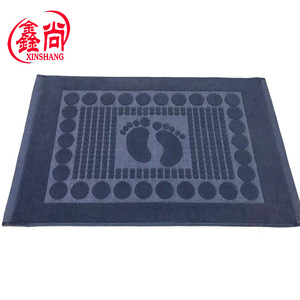 Tapis de bain rectangulaire antidérapant en coton 21 plis avec adhésif thermofusible Xinshang pour usage hôtelier - Product Image 3