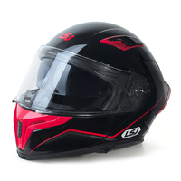 Casque rabattable certifié 3C+DOT - Coque extérieure en ABS durable et sangle à dégagement rapide