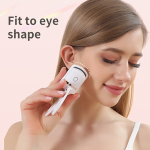 Recourbe-cils rechargeable par USB, chauffe rapidement, température réglable, outil de recourbement des cils portable et longue durée pour la maison et les voyages - Product Image 1