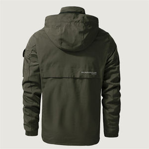 Venta caliente en Europa Hombres Al aire libre a prueba <span class=keywords><strong>de</strong></span> viento Casual Cremallera con capucha Chaquetas Softshell Sombrero Extraíble Hombre <span class=keywords><strong>Grasa</strong></span> Tamaños Chaquetas <span class=keywords><strong>de</strong></span> senderismo - Product Image 3