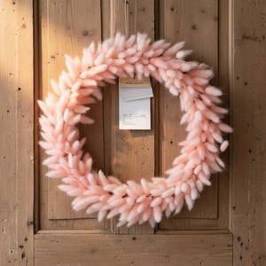 <span class=keywords><strong>Guirlande</strong></span> de fleurs en herbe de queue de lapin séchée naturelle de haute qualité 40 cm pour Pâques et la fête des mères Décoration de la maison par Softdream - Product Image 2