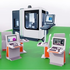 Simulateur de machine à cinq axes CNC10500VR, modèle en plastique pour centre de formation en salle, destiné à l'enseignement professionnel - Product Image 2