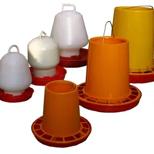 chicken feeders yellow or red High Quality automatic chicken feeders for 1.5kg 3kg 6kg 9kg chicken feeders and drinker