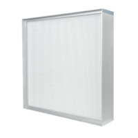Filtre HEPA à bord coupé JF-HF-KE H14, joint en gel liquide réutilisable, testable PAO pour diffuseur d'évacuation de salle blanche de classe A/B
