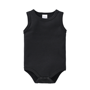 Nouvelle Arrivée Été Bébé Garçon Gilet Sans Manches Body Coton Uni Combinaison Nouveau-né Vêtements Enfants pour 0-24M - Product Image 3
