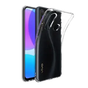 Amostra grátis de capa de telefone de silicone, acessórios manuais de 2.0mm tpu de telefone para vivo u3 y70s iqoo z1 x50 y50 y30 neo3 v19 x30 pro