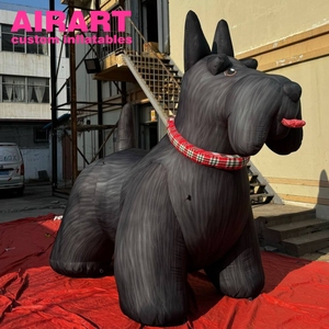 Modèle de chien gonflable d'Halloween, accessoire de décoration, chien gonflable féroce/méchant, figurine animale gonflable personnalisée, chien des enfers gonflable - Product Image 6