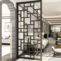 División de Espacios de Acero Inoxidable Móvil Simple de Alta Calidad Personalizada, Estructura de Carcasa Delgada Cortada con Láser, Decoración de Interiores