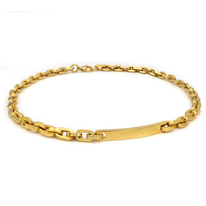 Collana sottile alla moda girocollo ID in acciaio inossidabile da donna catena da uomo <span class=keywords><strong>colori</strong></span> <span class=keywords><strong>oro</strong></span> argento ciondolo <span class=keywords><strong>Collier</strong></span> gioiello Link - Product Image 5