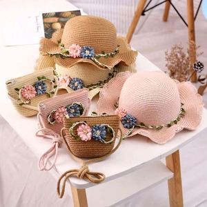 Baby Girls' Straw Bucket <b>Hat</b> - Fashionable Sunshade <b>for</b> Various Events & Celebrations - Product Image 3