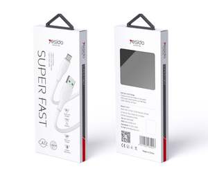 YesIDo 1.2เมตร PVC <span class=keywords><strong>ข้อมูล</strong></span> QC3.0 Cabo Type C Super PD QC สายชาร์จเร็ว5A USB-C สำหรับ <span class=keywords><strong>OPPO</strong></span> Samsung Huawei HUAWEI Huawei - Product Image 6