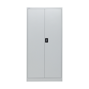 Armoire de classement de bureau industrielle en métal à double porte avec serrure, structure KD, armoire à dossiers en acier pour le rangement de documents de bureau - Product Image 2