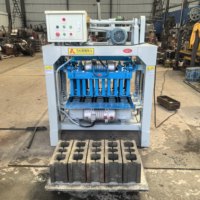 Fournisseur de machines à fabriquer des blocs de béton, machine à fabriquer des pavés creux 4-35B, moule et boîte à outils inclus