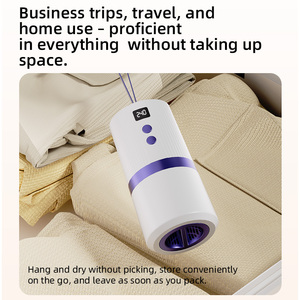Mini séche-<span class=keywords><strong>linge</strong></span> électrique portable à air chaud et vapeur pour voyage, séche-<span class=keywords><strong>linge</strong></span> mural - Product Image 4