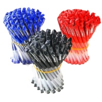 Pulpen Gel Plastik Y621-2 Cetak UV Lebar Tulisan 0.5mm Tinta Biru Merah Hitam Tidak Dapat Dihapus untuk Penggunaan Kantor & Sekolah