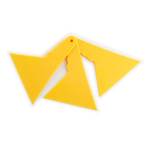 Pengikis <span class=keywords><strong>stiker</strong></span> mobil plastik kecil alat pembungkus alat Film jendela Squeegee <span class=keywords><strong>kuning</strong></span> - Product Image 2