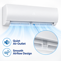 Enerji Verimli Mini Split Klima WIFI Kontrollü 12000Btu Inverter Isı Pompası Ev Yatak Odası İçin Klima