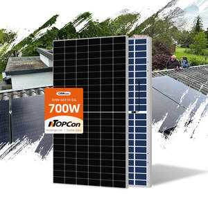 DAH TOPCon Doppelglas-PV-Panel 700-730W Bifazial IP68-Schutz für Wohn- und Gewerbegebäude - Product Image 1