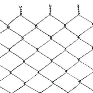 Welded Bended PVC Coated Plain Weave Chain Link Fence Rolls Customizable Anti-Corrosion Diamond Wire Mesh <b>Panels</b> - Product Image 1
