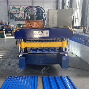 Popular Lámina de Techo Corrugada Trapezoidal 686 762 Personalizable de Doble Capa con Motor y PLC Controlado para Máquina - Product Image 2