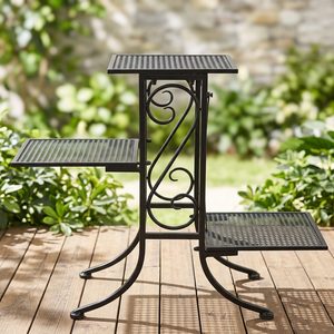 Elegante maceta de metal organizada con estantes Belleza verde para la maximización del espacio del hogar para especias - Product Image 5