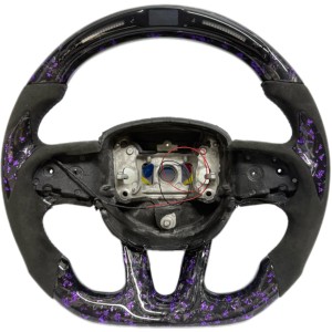 Volante de Fibra de Carbono Forjado para Charger Hellcat Charger Durango RT, Accesorios para Automóviles - Product Image 1