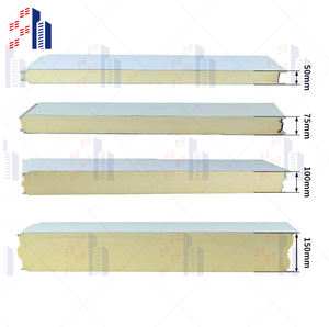 Isopanel 50mm 75mm 100mm Thick Pu Puf Insulated Sandwich <strong>Panels</strong> Wall - Product Image 3