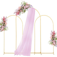 Arche de mariage en fer, structure arrière pour arche à ballons 2,2x1,2m, durable et portable, décoration de mariage pour cérémonie et fournitures de fête d'anniversaire