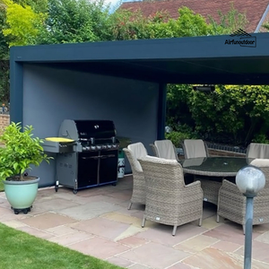 <span class=keywords><strong>Mini</strong></span> kits de <span class=keywords><strong>pergola</strong></span> en aluminium avec cadre enduit de poudre de toit à persiennes Installation facile Caractéristiques anti-pourriture Comprend des supports de <span class=keywords><strong>pergola</strong></span> - Product Image 2