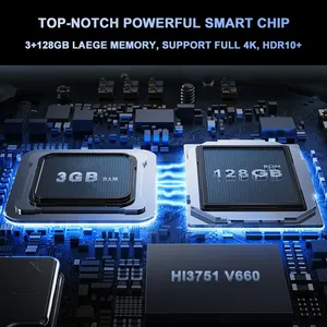 Nâng Cấp D10s 4000 ANSI Lumens Đầy Đủ HD Chiếu 4K 3 + 128G Chùm LED Thông Minh Android 15 TV Máy Chiếu Rạp Hát Tại Nhà Video Trò Chơi Phim - Product Image 3