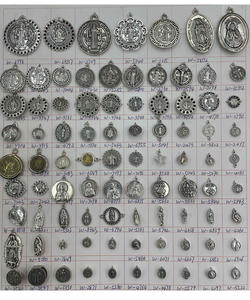 20x12mm St. Juan <span class=keywords><strong>Diego</strong></span> & <span class=keywords><strong>De</strong></span> Guadalupe St. Benedict Medalla para la fabricación <span class=keywords><strong>de</strong></span> collares <span class=keywords><strong>de</strong></span> joyería - Product Image 2