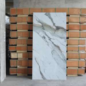 Banyo ve yatak odasında su geçirmez mermer yüzey PVC duvar paneli Uv mermer levha - Product Image 4