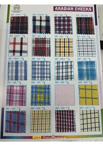 Precio barato de hilo teñido Check Shirting tela para hombres y mujeres tela de la ropa de fabricante indio - Product Image 4