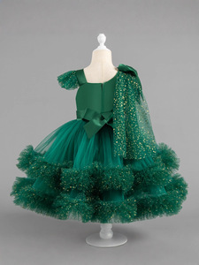 Nuovi Vestiti da Principessa Senza Maniche per Bambine, Abito da Festa per Compleanno e Natale con Pizzo e Fiori - Product Image 2