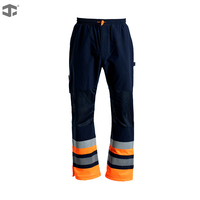 T-shirt de travail à manches courtes et pantalon de travail haute visibilité réfléchissant fluorescent grande taille JIADE pour l'été – Uniforme homme