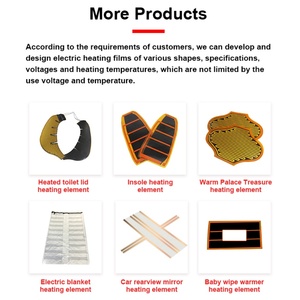 Customizable PTC Electric <b>Heating</b> Film Flexible <b>Heating</b> Element for Electric Lunch Box <b>USB</b>/Battery Powered for Cars Outdoor Use - Product Image 6